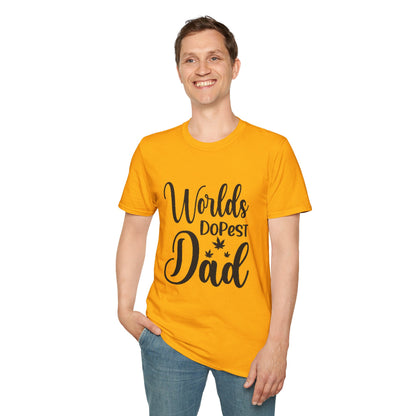 Dad Unisex T-Shirt - World's Dopest Dad