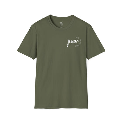 Inspirational Graphic Tee Jesus Design
