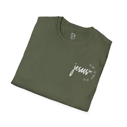 Inspirational Graphic Tee Jesus Design