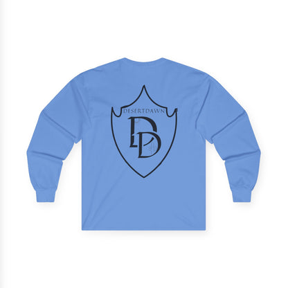 Desert Dawn Shield Design Long Sleeve Tee