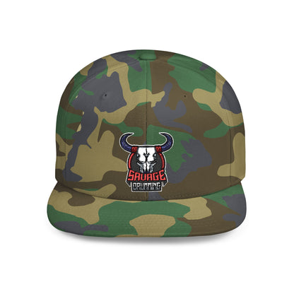 Savage Drumming Flat Bill Snapback Hat