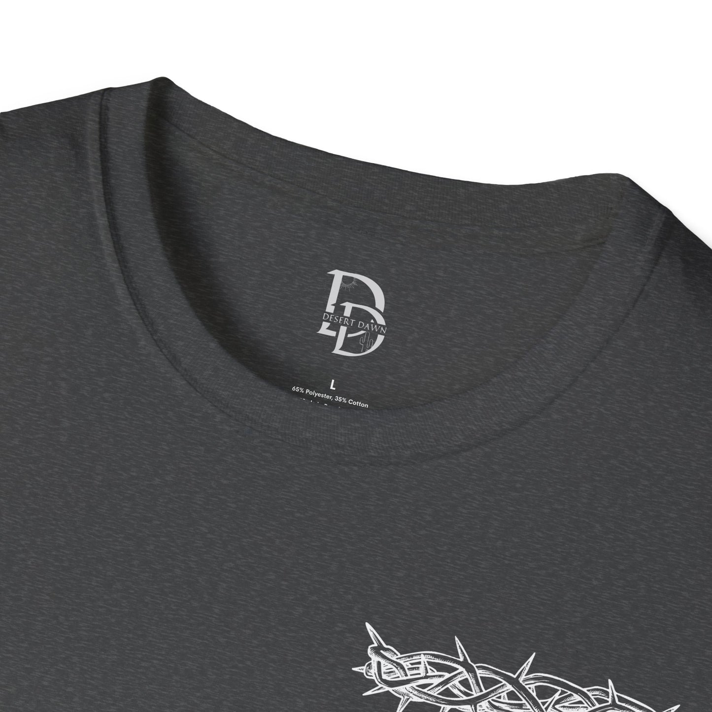 Christ is King Graphic Tee - Unisex Softstyle T-Shirt, Faith-Based Christian Gift