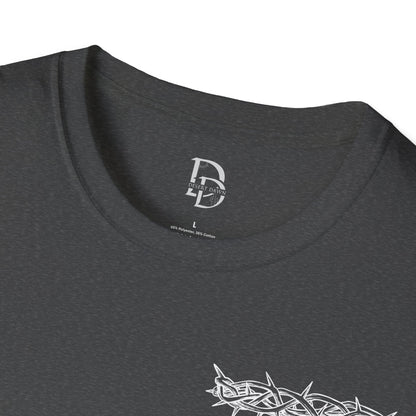 Christ is King Graphic Tee - Unisex Softstyle T-Shirt, Faith-Based Christian Gift