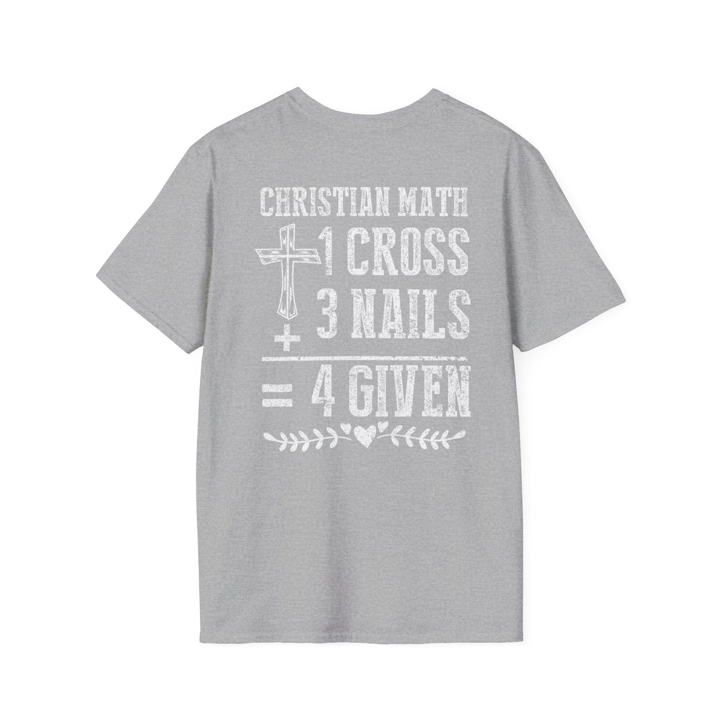 Christian Math Unisex T-Shirt - Faith Shirt, Religious Tee, Inspirational Gift