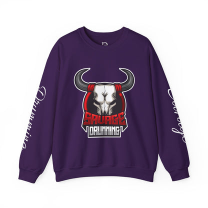 Savage Drumming  Crewneck Sweatshirt