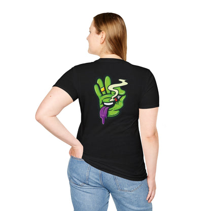 420 Graphic Unisex T-Shirt - Blunt Smoking Graphic