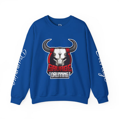 Savage Drumming  Crewneck Sweatshirt