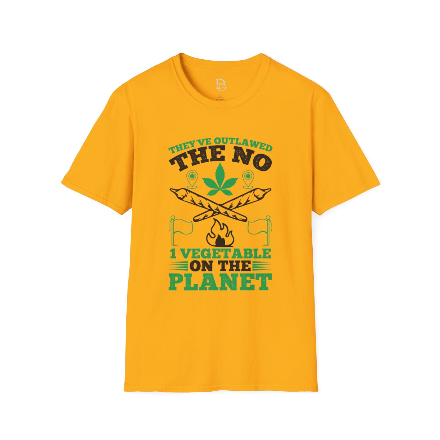Funny Outlawed Weed Unisex T-Shirt