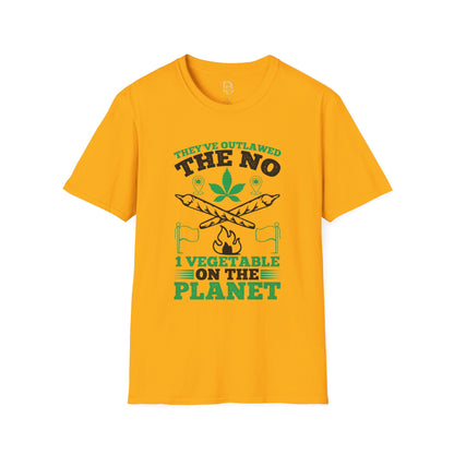 Funny Outlawed Weed Unisex T-Shirt