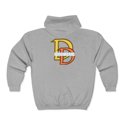 Desert Dawn Full Zip Hooded Sweatshirt