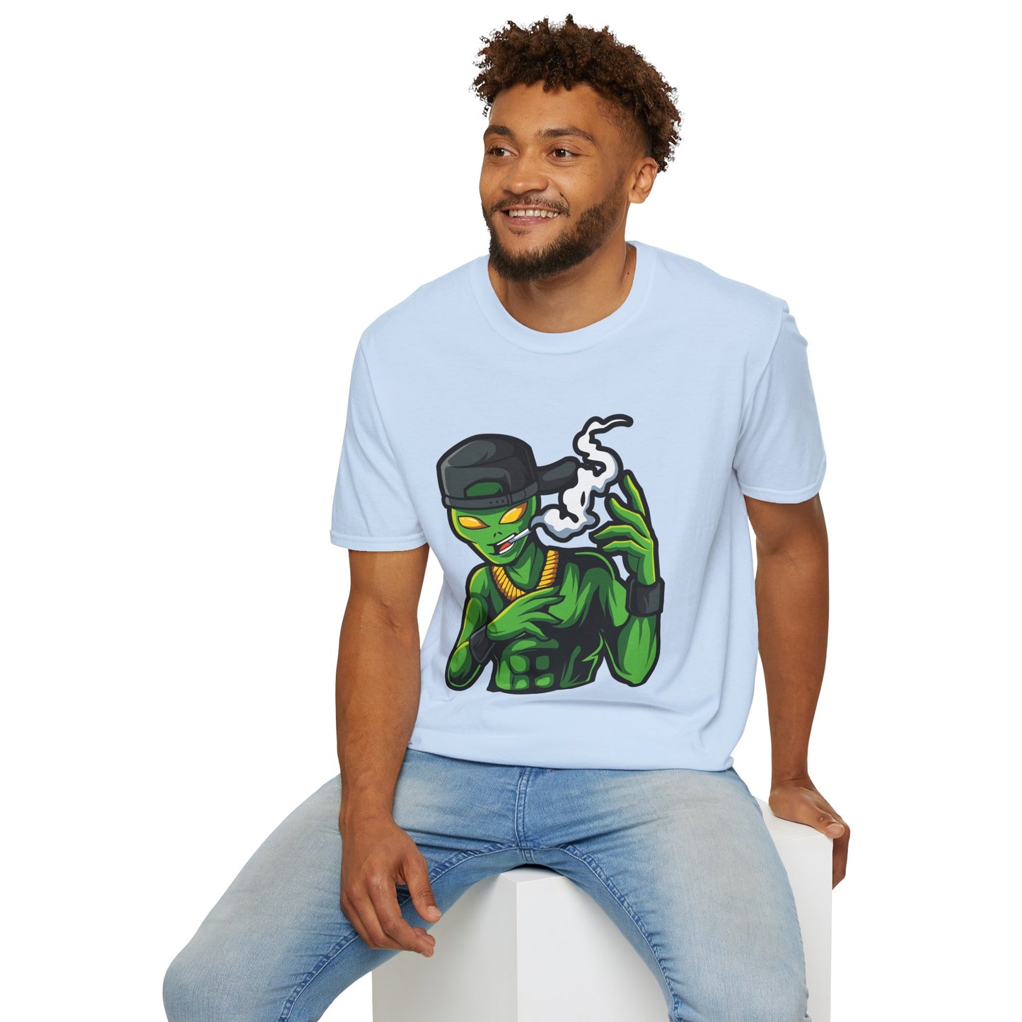 Alien Smoking T-Shirt