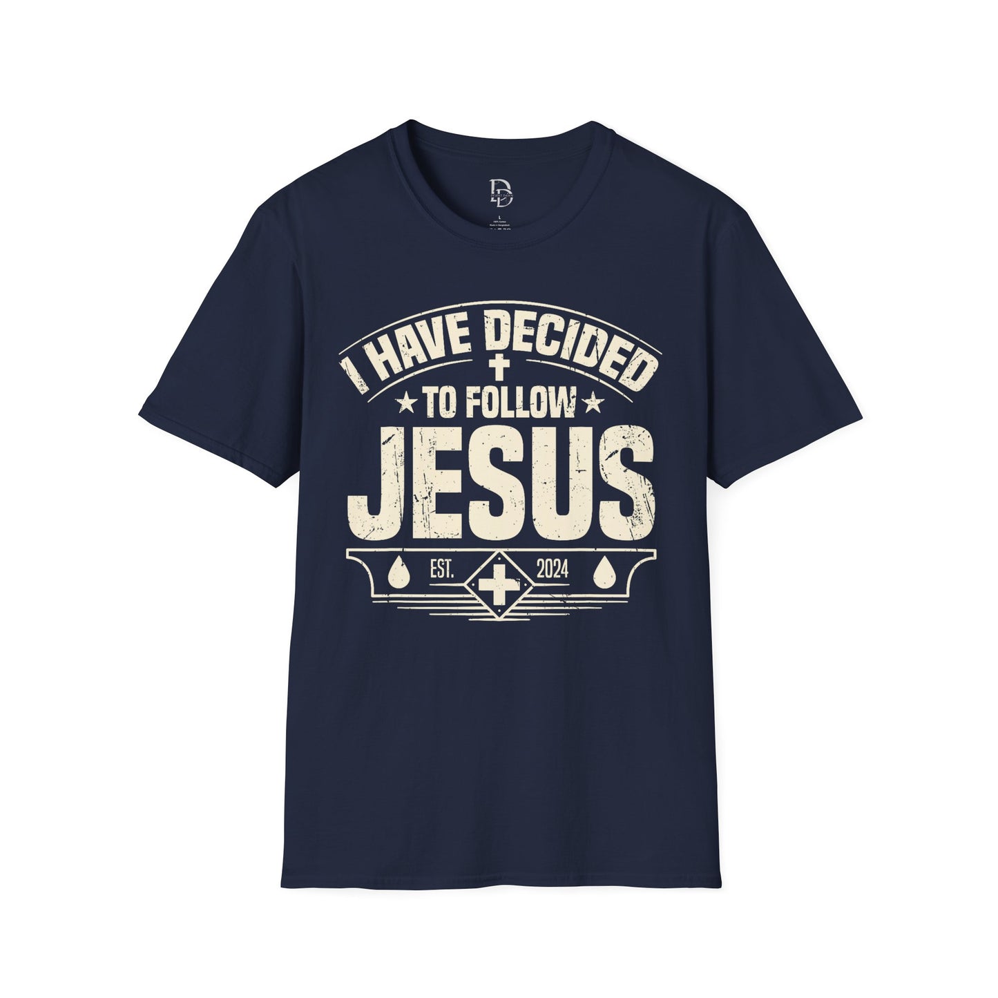 Faith Inspirational T-Shirt - 'I Have Decided to Follow Jesus', Unisex Tee
