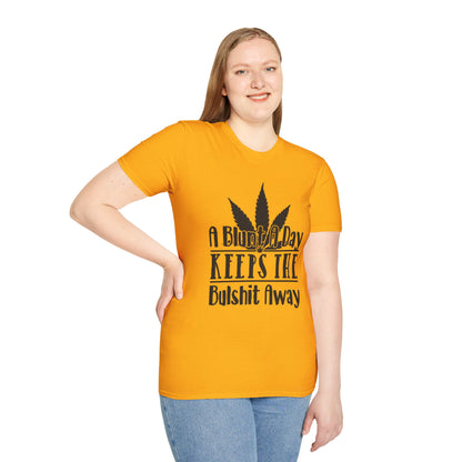 Funny Cannabis T-Shirt - A Blunt A Day