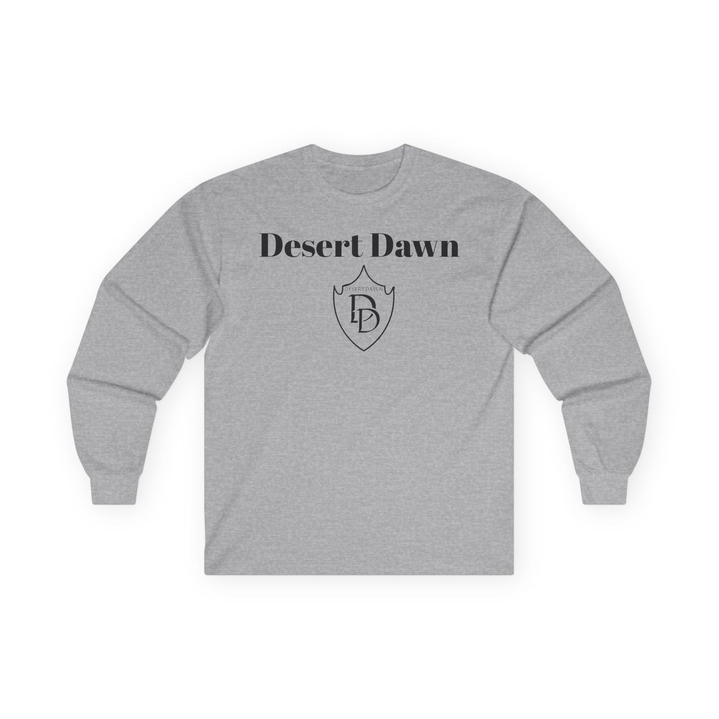 Desert Dawn Shield Design Long Sleeve Tee
