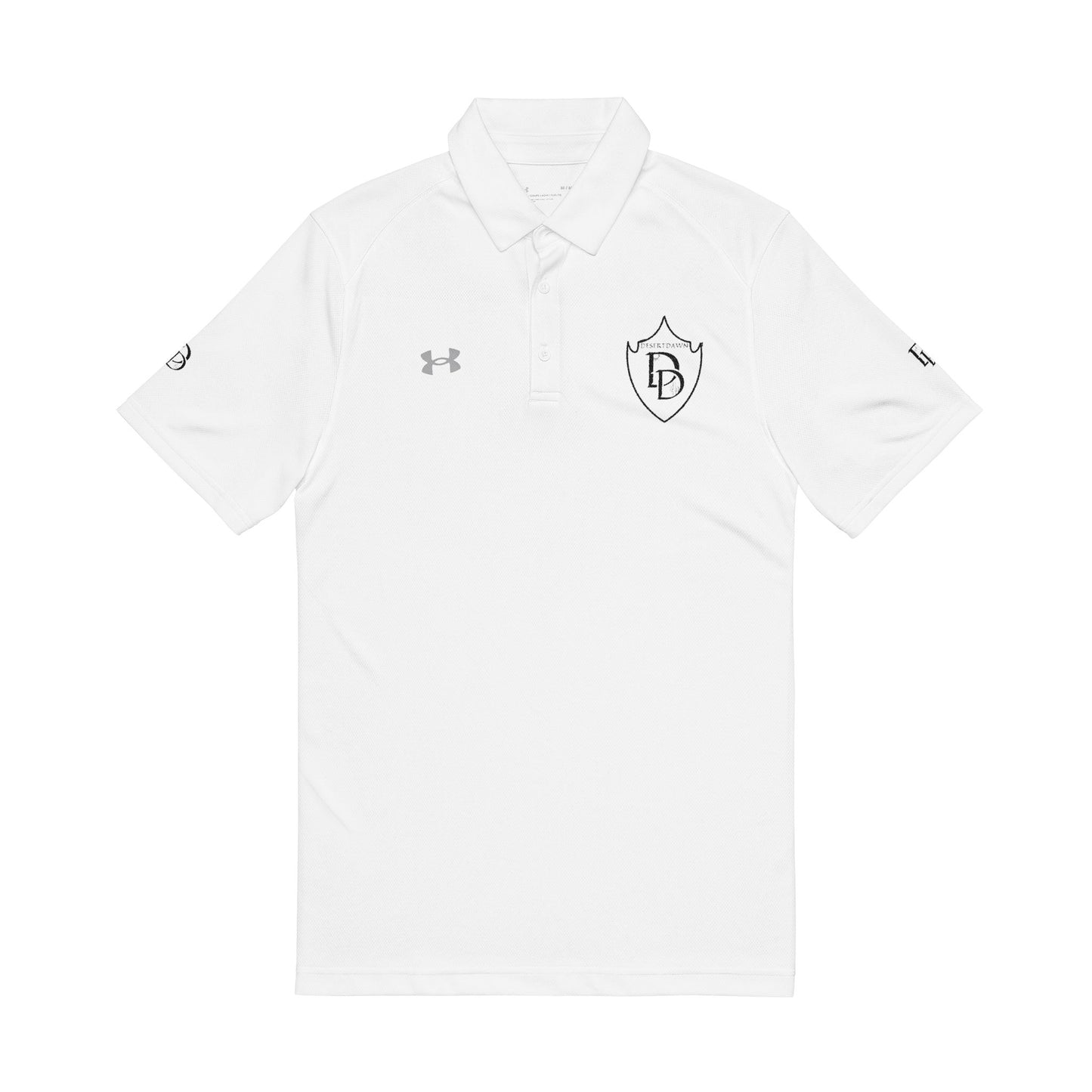 Embroidered Under Armour® Men's Polo Shirt  Desert Dawn Shield Design