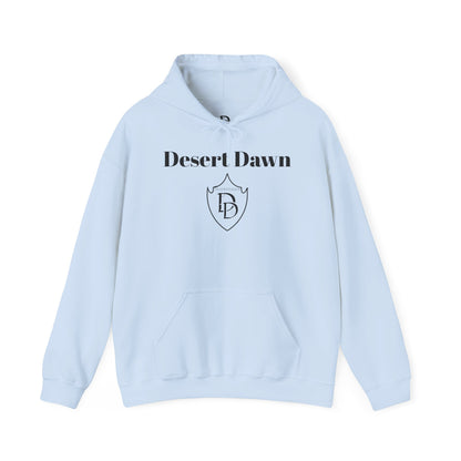Desert Dawn Shield Design Hooded Sweatshirt