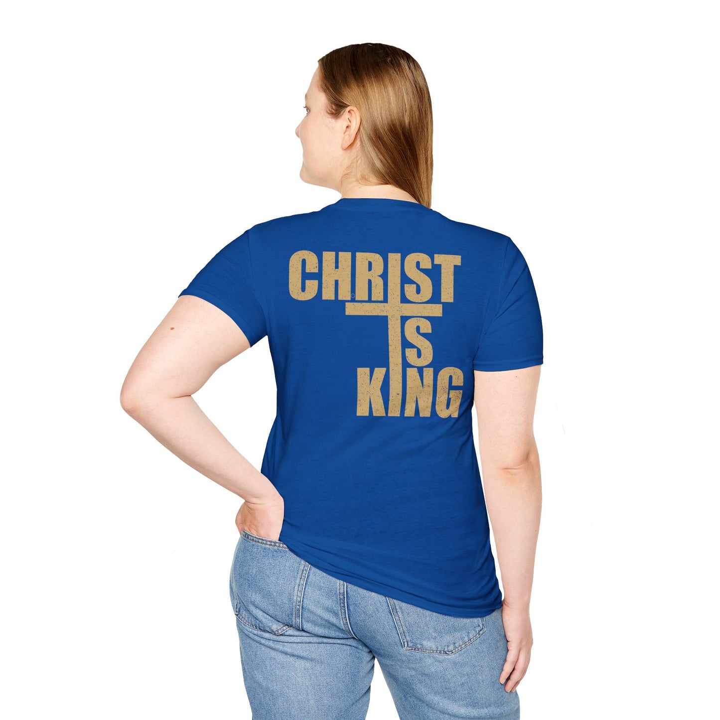 Faith-Inspired Unisex T-Shirt - 'Christ is King' Graphic Tee