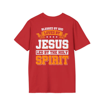 Christian T-Shirt Blessed loved and led
