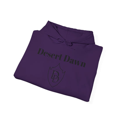 Desert Dawn Shield Design Hooded Sweatshirt