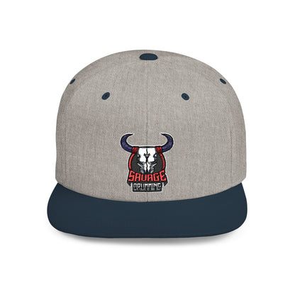 Savage Drumming Flat Bill Snapback Hat
