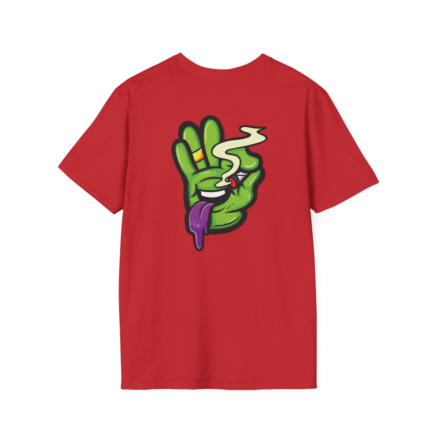 420 Graphic Unisex T-Shirt - Blunt Smoking Graphic