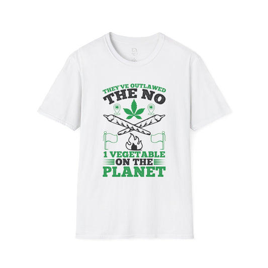 Funny Outlawed Weed Unisex T-Shirt