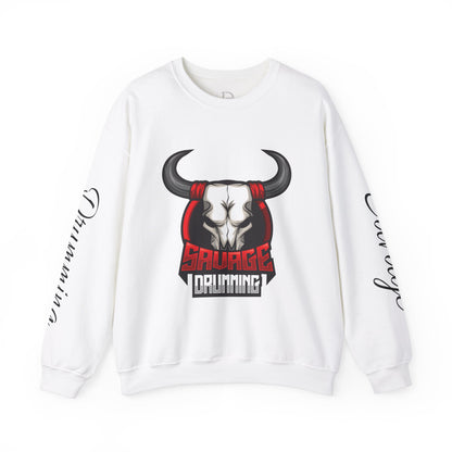 Savage Drumming  Crewneck Sweatshirt
