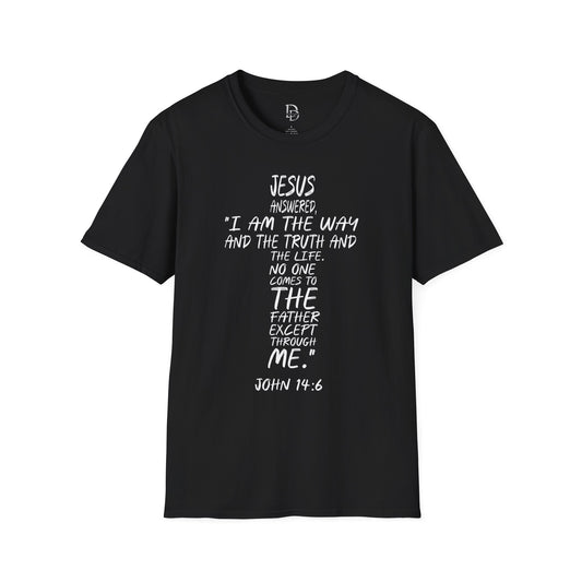 Christian Tee - Inspirational Quote Shirt, John 14:6
