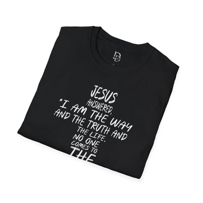 Christian Tee - Inspirational Quote Shirt, John 14:6