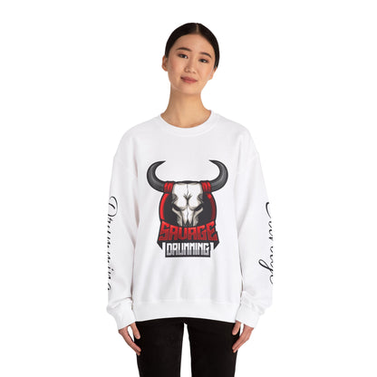 Savage Drumming  Crewneck Sweatshirt
