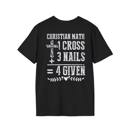 Christian Math Unisex T-Shirt - Faith Shirt, Religious Tee, Inspirational Gift