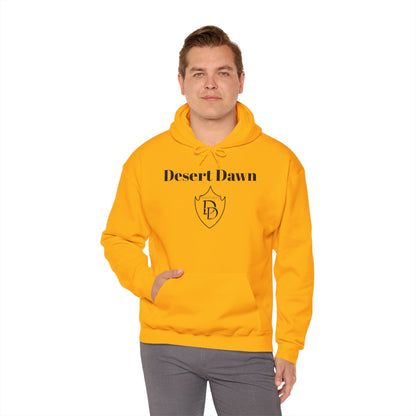 Desert Dawn Shield Design Hooded Sweatshirt