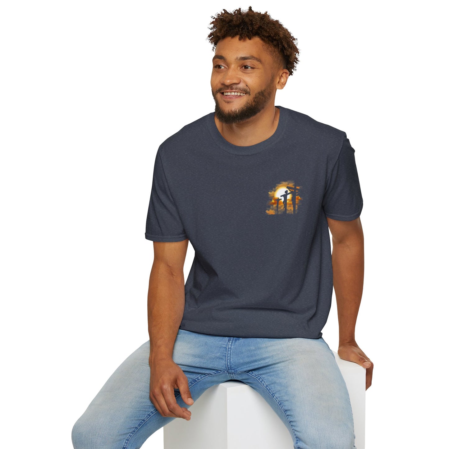 Christian T-Shirt Blessed loved and led