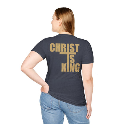 Faith-Inspired Unisex T-Shirt - 'Christ is King' Graphic Tee