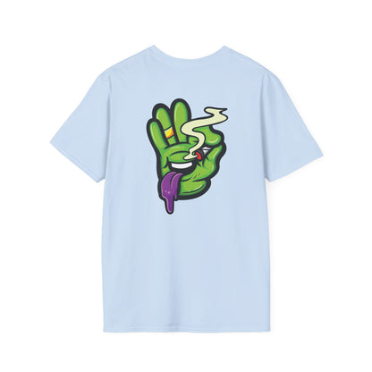 420 Graphic Unisex T-Shirt - Blunt Smoking Graphic