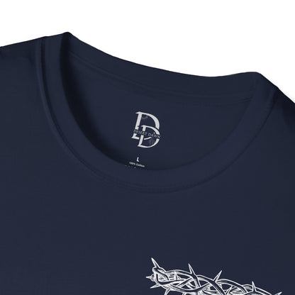 Christ is King Graphic Tee - Unisex Softstyle T-Shirt, Faith-Based Christian Gift
