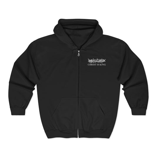 Faithful Style Full Zip Hoodie - Christ is King design