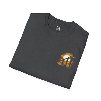 Christian T-Shirt Blessed loved and led