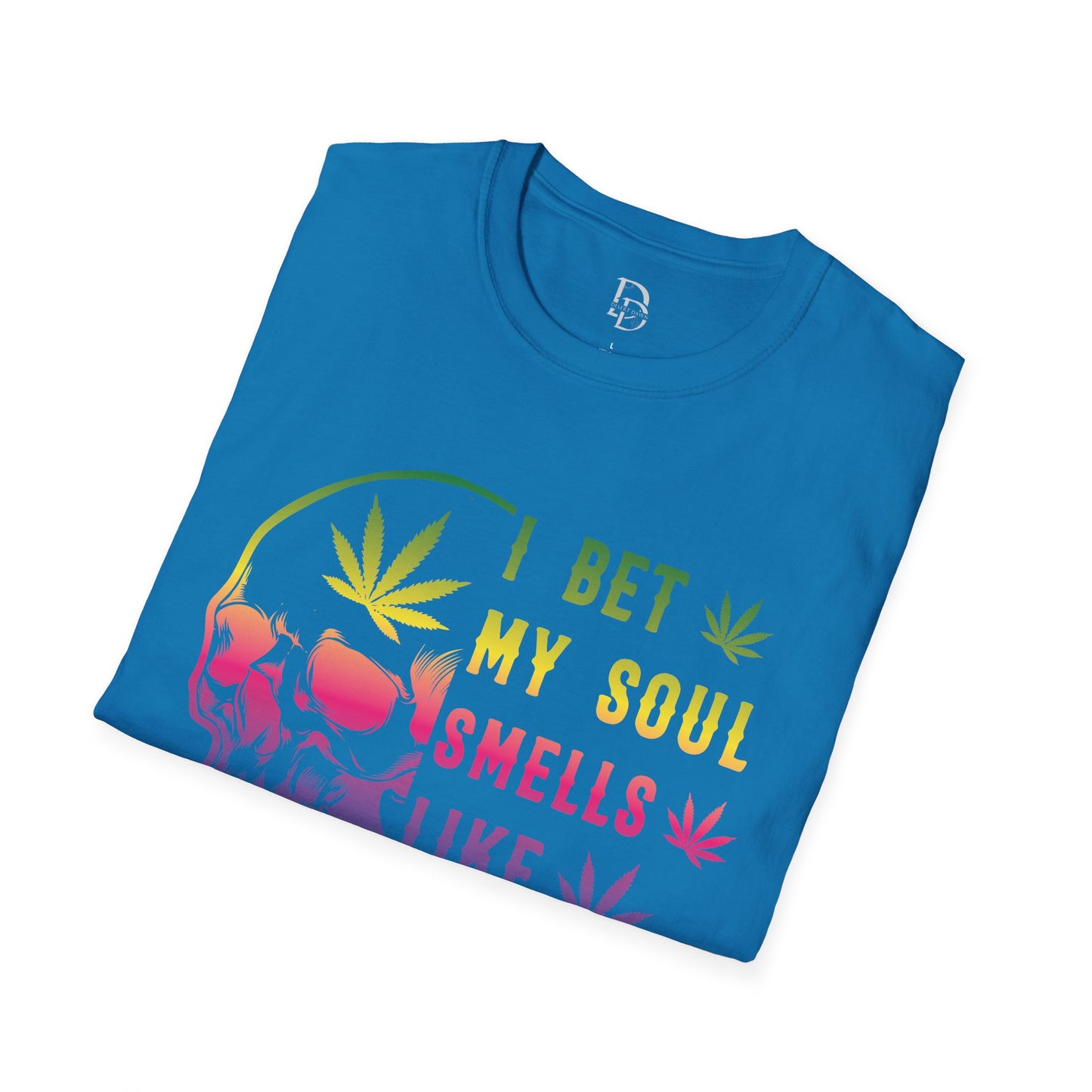 Colorful Skull Weed Unisex T-Shirt