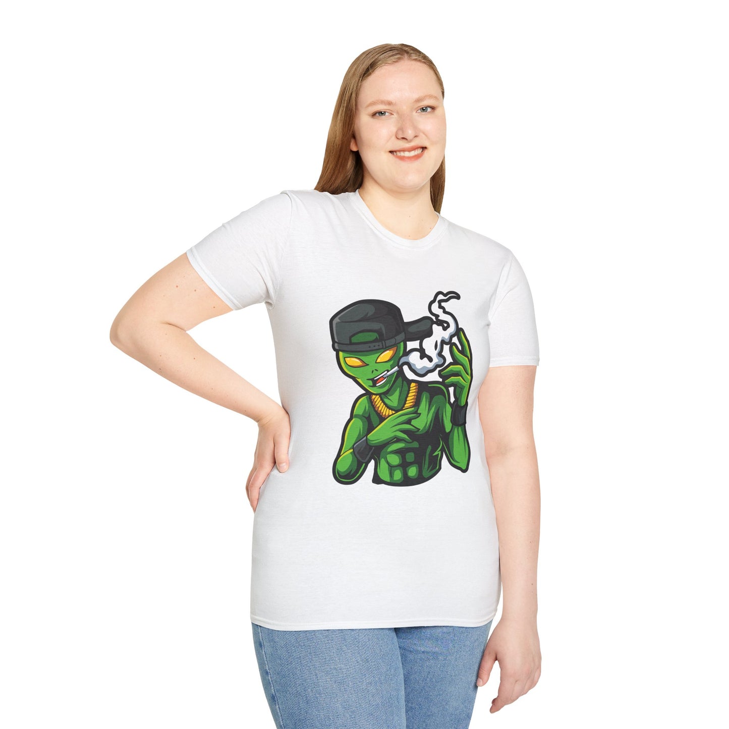Alien Smoking T-Shirt
