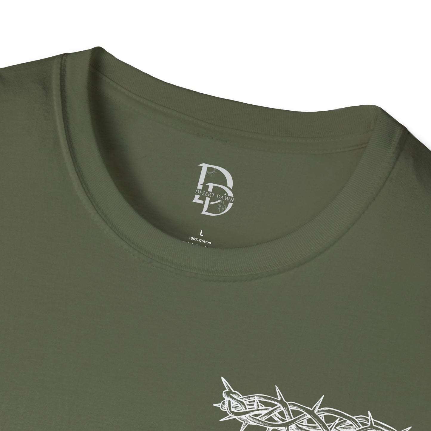 Christ is King Graphic Tee - Unisex Softstyle T-Shirt, Faith-Based Christian Gift