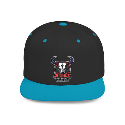 Savage Drumming Flat Bill Snapback Hat