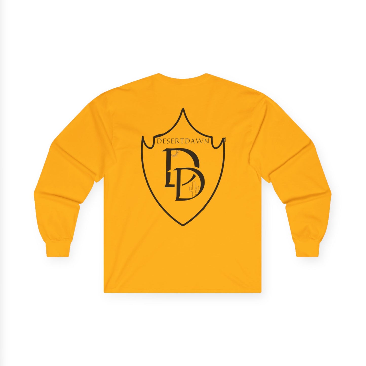 Desert Dawn Shield Design Long Sleeve Tee