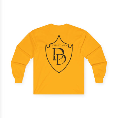 Desert Dawn Shield Design Long Sleeve Tee