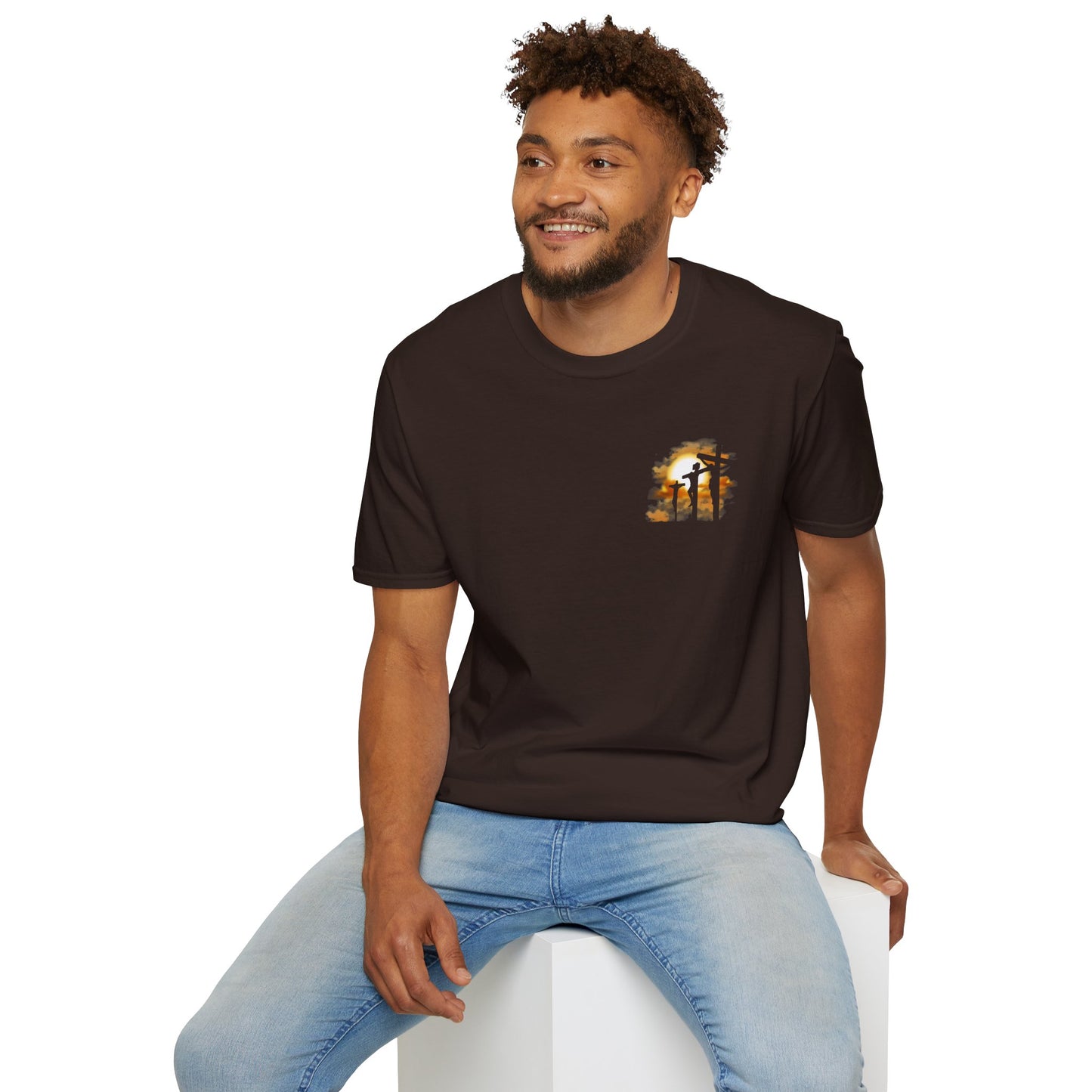 Christian T-Shirt Blessed loved and led