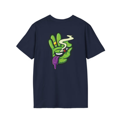 420 Graphic Unisex T-Shirt - Blunt Smoking Graphic