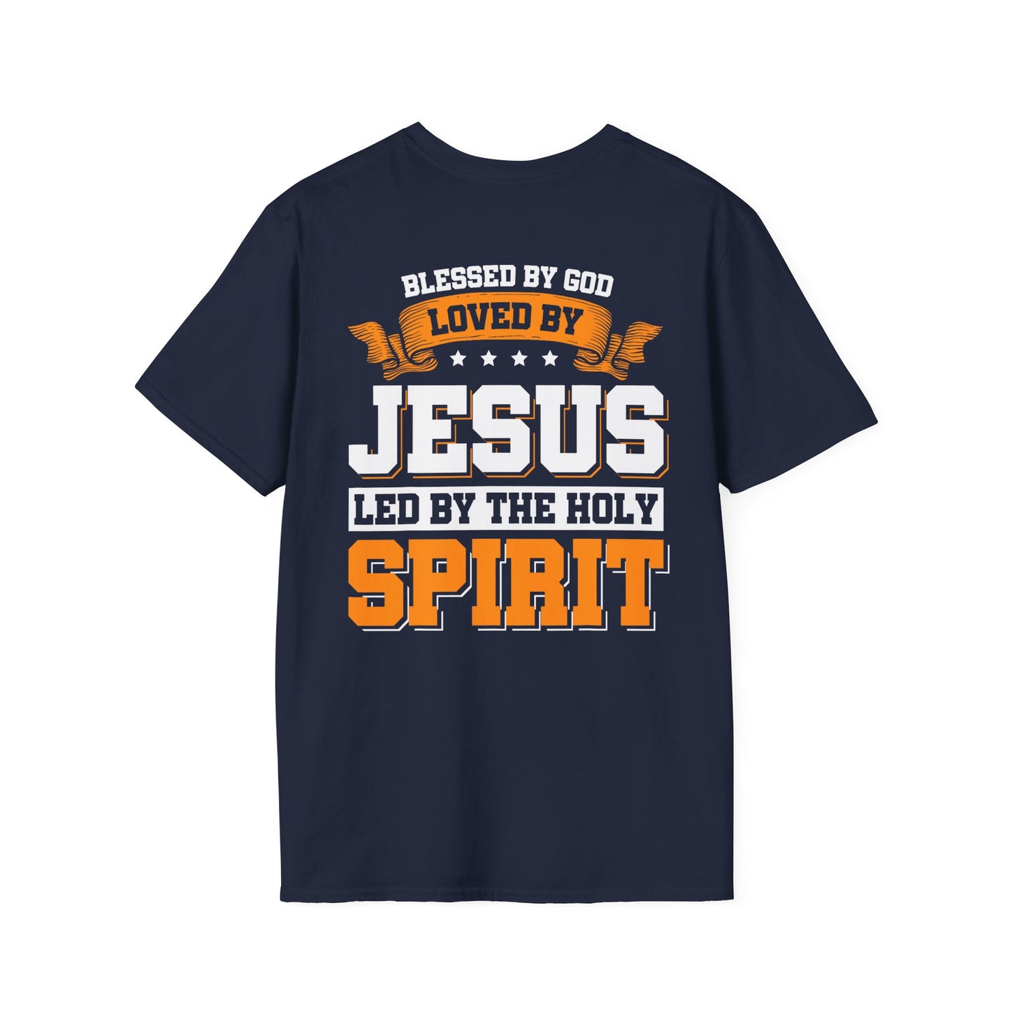 Christian T-Shirt Blessed loved and led