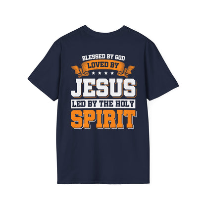 Christian T-Shirt Blessed loved and led