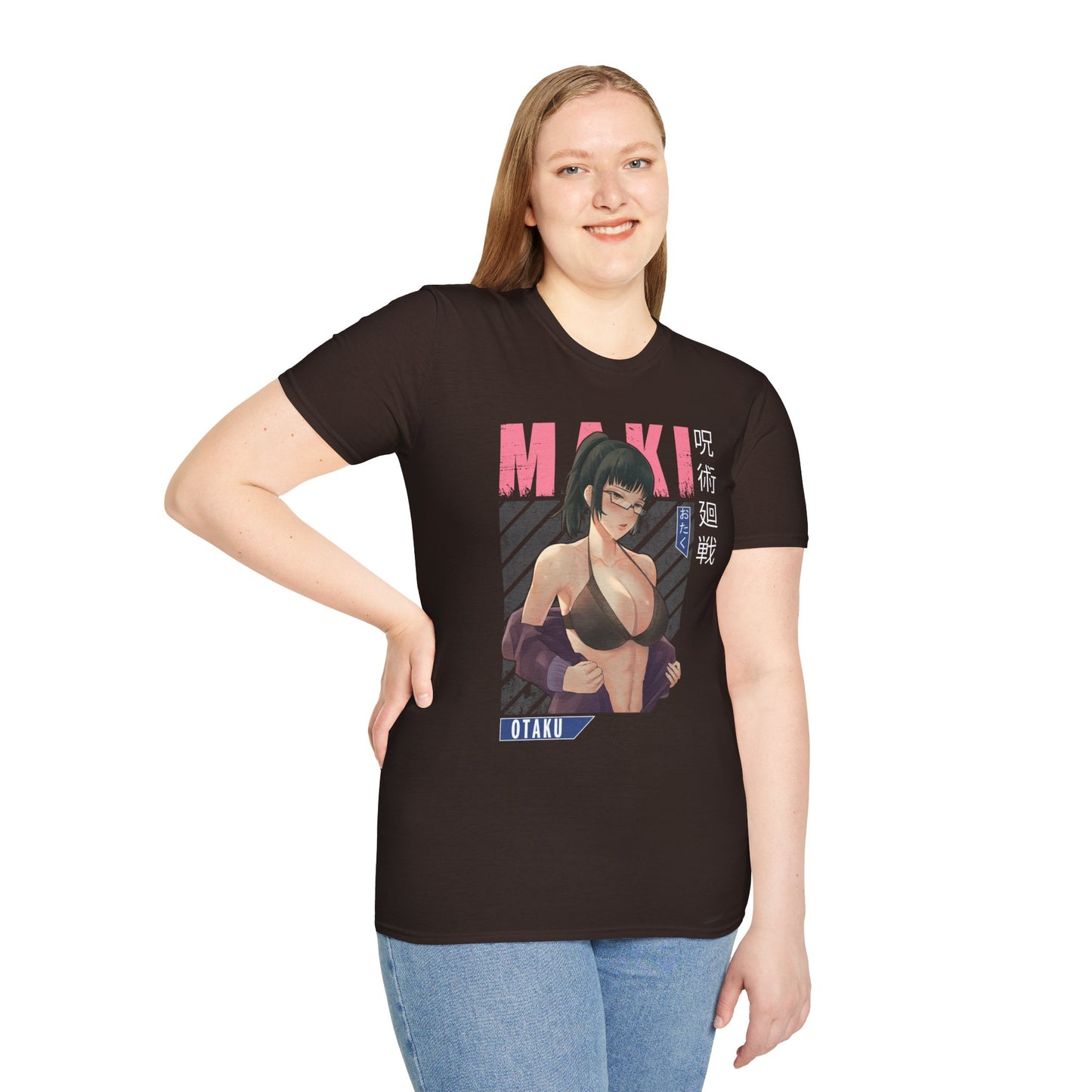 Maki Zennin Jujitsu Softstyle T-Shirt - Anime Character Tee