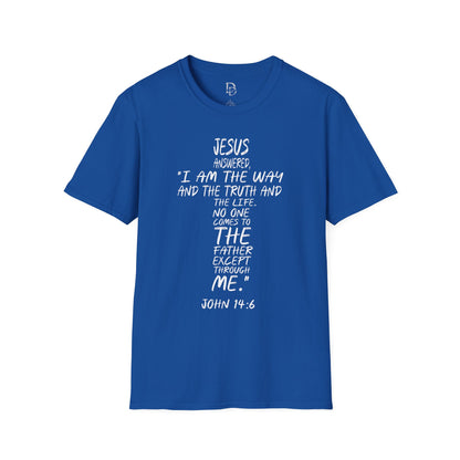Christian Tee - Inspirational Quote Shirt, John 14:6